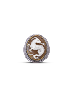Sterling Silver Dragon Ring