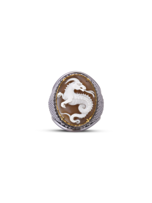 Sterling Silver Dragon Ring