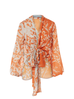 HONEY ORANGE BLOSSOM SILK BLOUSE