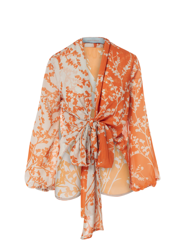 HONEY ORANGE BLOSSOM SILK BLOUSE