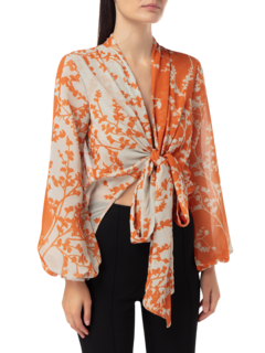 HONEY ORANGE BLOSSOM SILK BLOUSE