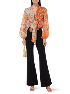 HONEY ORANGE BLOSSOM SILK BLOUSE