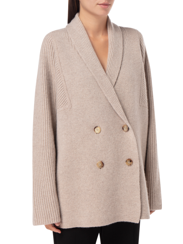 DOUBLE BREASTED CARDIGAN