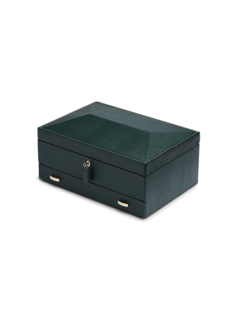 British Racing 10 PC Watch Box w/ Drawer Green