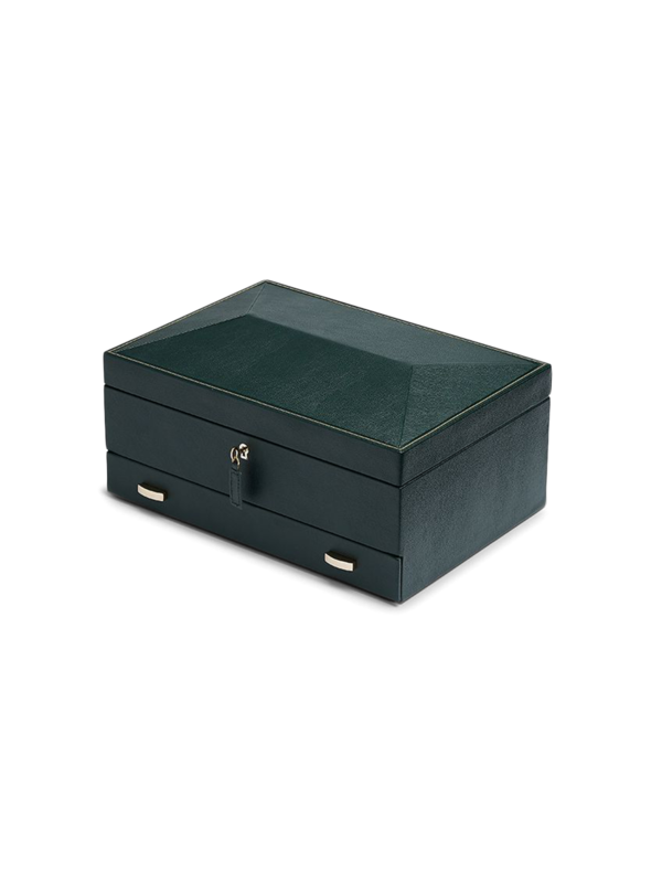 British Racing 10 PC Watch Box w/ Drawer Green