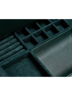 British Racing 10 PC Watch Box w/ Drawer Green