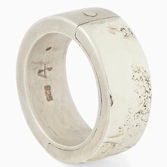 Gold & Silver Textured Ring