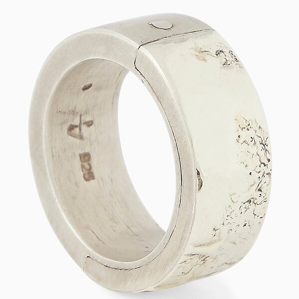 Gold & Silver Textured Ring