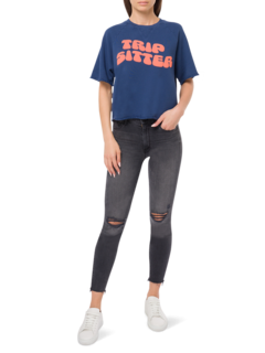 The Loafer S/S Crop Fray
