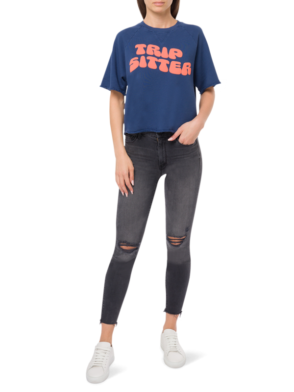 The Loafer S/S Crop Fray