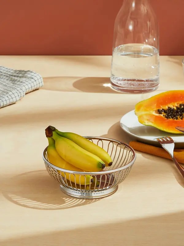 سلة دائرية من السلك المعدني بمقاس 20 بوصة