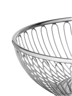 سلة دائرية من السلك المعدني بمقاس 20 بوصة