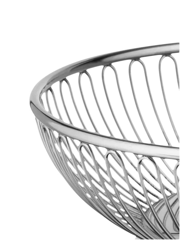 سلة دائرية من السلك المعدني بمقاس 20 بوصة