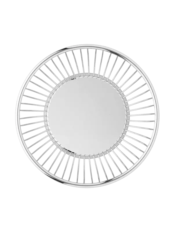 سلة دائرية من السلك المعدني بمقاس 24 بوصة