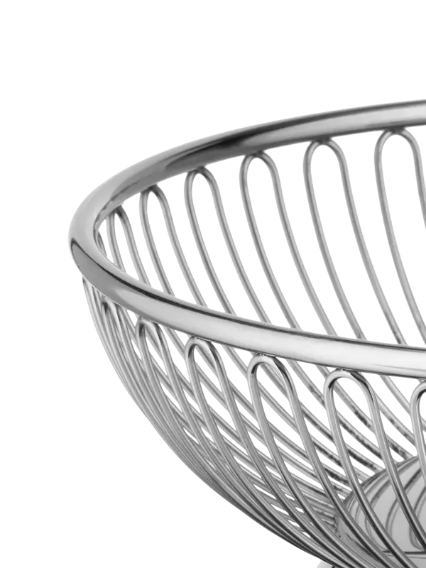 سلة دائرية من السلك المعدني بمقاس 24 بوصة