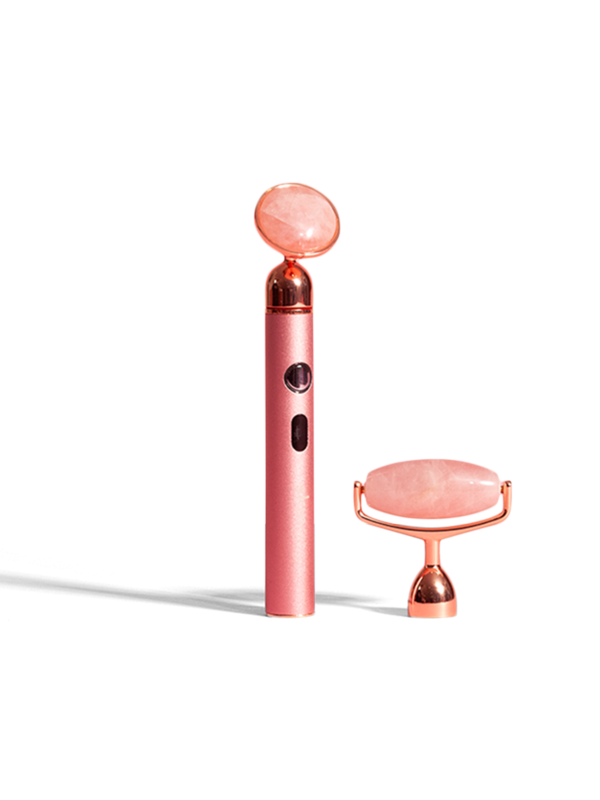 Vibrating Rose Quartz Sculpting Roller