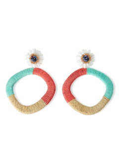 Drop Down Flower Earrings