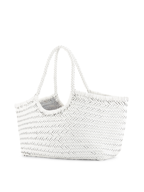 حقيبة حمل نانتوكيت كبيرة منسوجة من الجلد