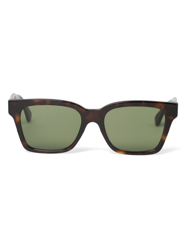 Printed Green Square Frame Sunglasses