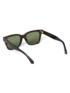 Printed Green Square Frame Sunglasses
