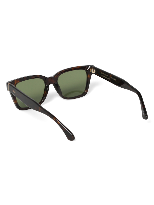 Printed Green Square Frame Sunglasses
