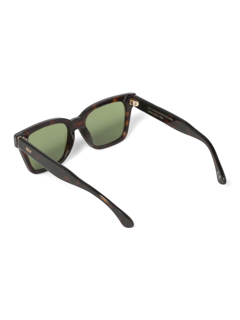 Printed Green Square Frame Sunglasses