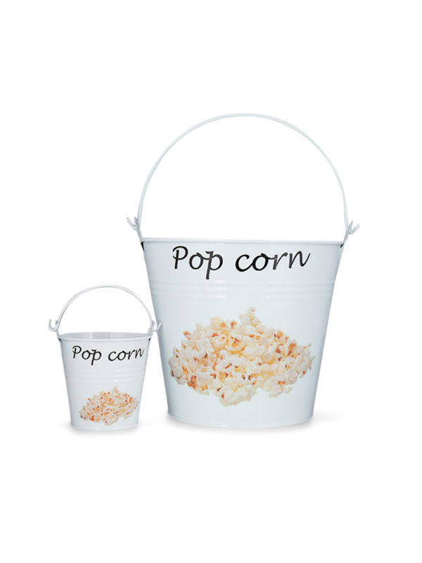 Popcorn Bucket, Set of Five