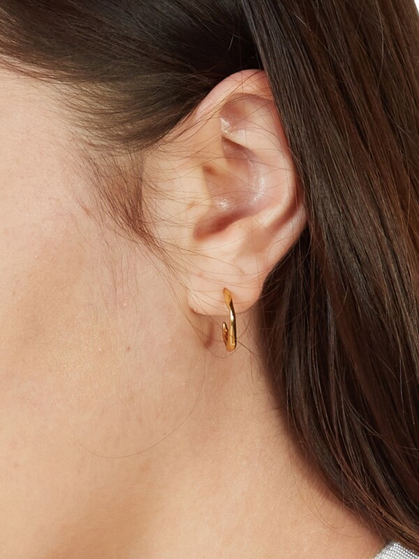 Polished Organic Hoop Earrings