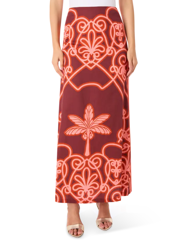 Carmenza Print Skirt