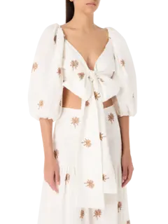 Alma Embroidered Top