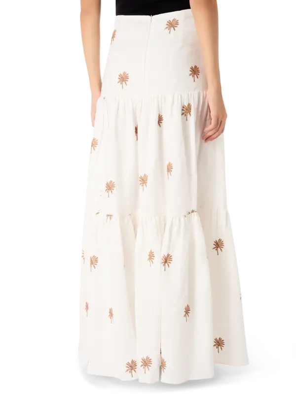 Kima Embroidered Maxi Skirt