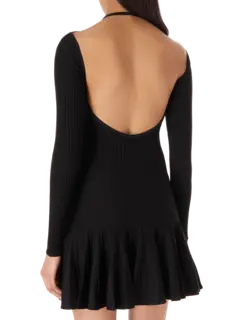 فستان مامي قصير بكسرات