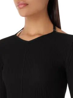 فستان مامي قصير بكسرات