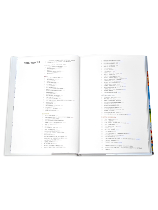 كتاب "The Luxury Collection Epicurean Journeys"