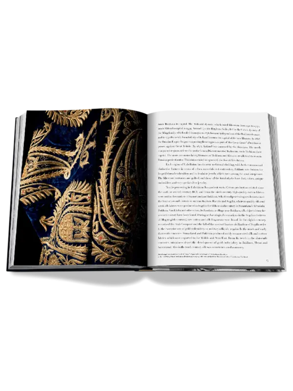 كتاب بعنوان "Uzbekistan Silk And Gold"