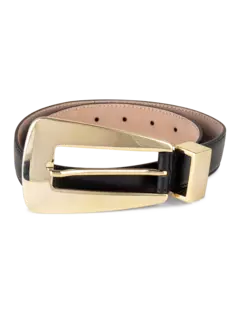 حزام لوكا - إبزيم ذهبي (30 ملم)