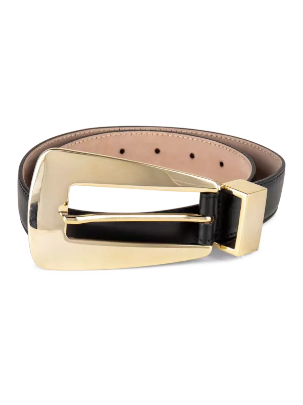 حزام لوكا - إبزيم ذهبي (30 ملم)