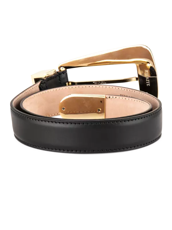 حزام لوكا - إبزيم ذهبي (30 ملم)