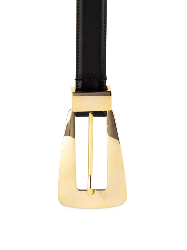 حزام لوكا - إبزيم ذهبي (30 ملم)