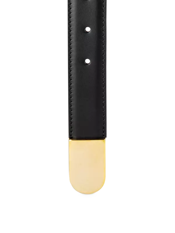 حزام لوكا - إبزيم ذهبي (30 ملم)