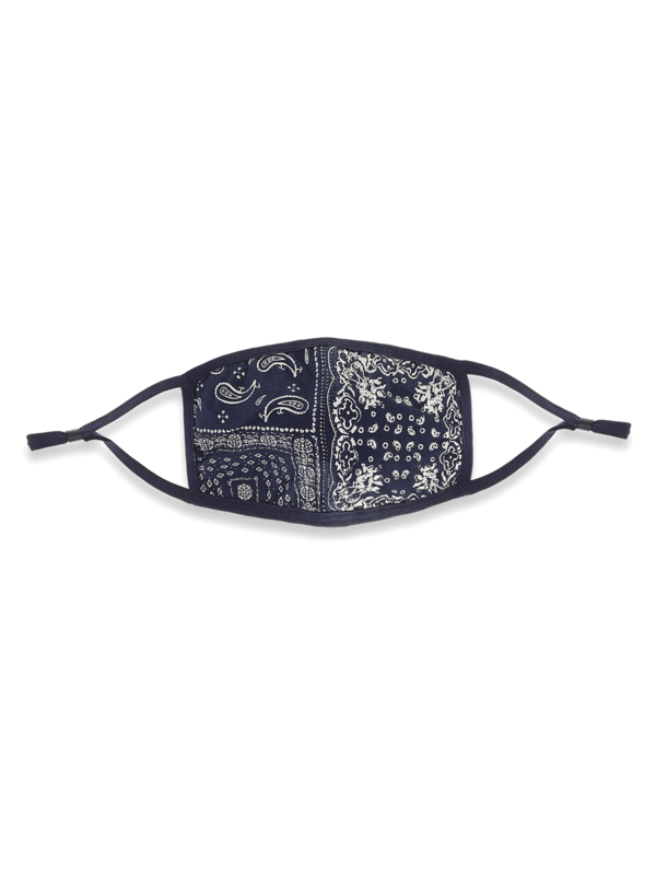 Paisley Face Mask with Trimmed Edges