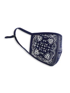 Paisley Face Mask with Trimmed Edges
