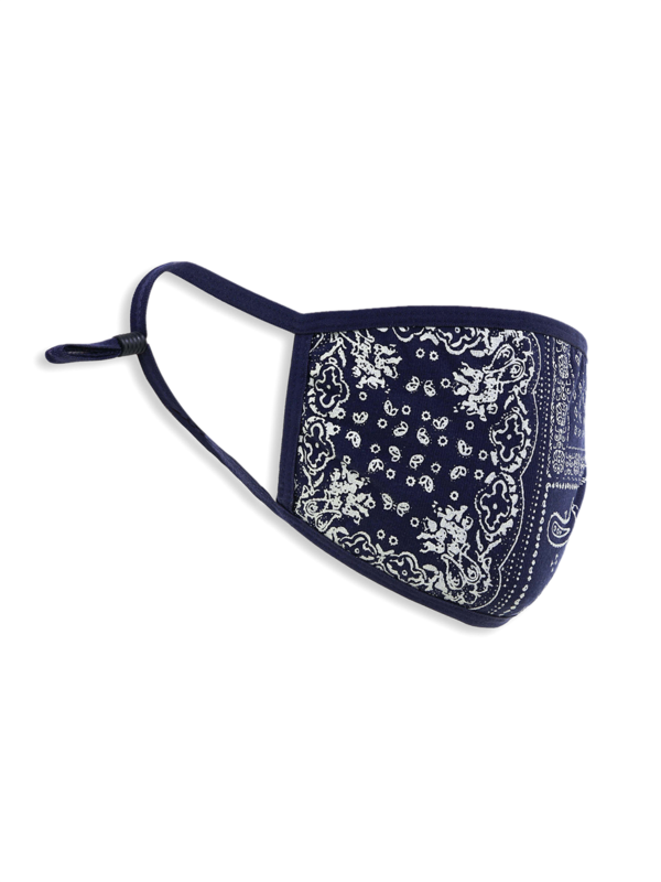 Paisley Face Mask with Trimmed Edges