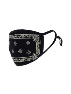 Paisley Face Mask with Trimmed Edges