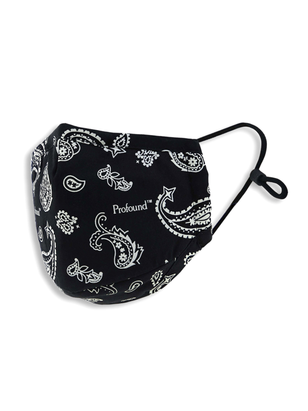 Three-Layer Paisley Face Mask