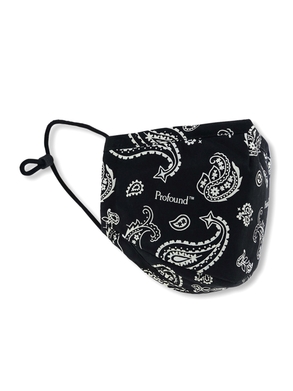 Three-Layer Paisley Face Mask