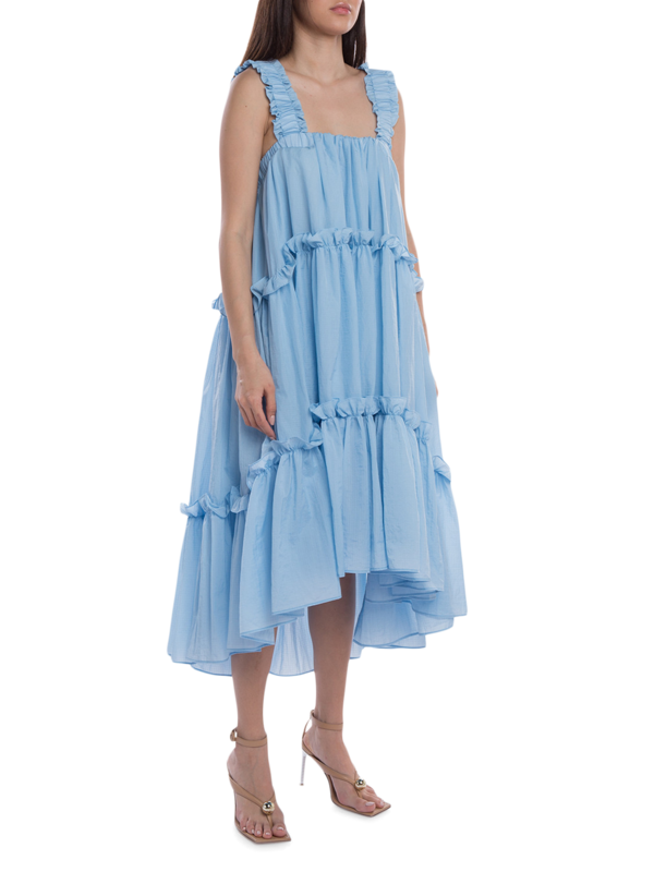 Adalee Midi Dress in Baby Blue