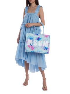 Adalee Midi Dress in Baby Blue