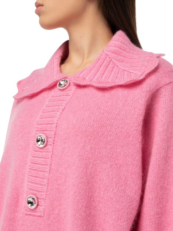 Oversized Polo Sweater