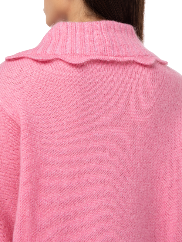 Oversized Polo Sweater